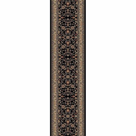 Perfectpillows 2 ft. 7 in. x 4 ft. Jewel Marash - Black PE2845452